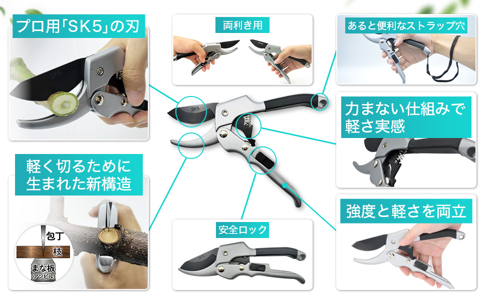 剪定ばさみ 画像